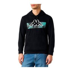 Sudadera Hombre Kappa Eldyn Negro