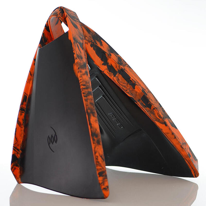 POD - PF3 EVO - Aletas de bodyboard - Negro / Naranja