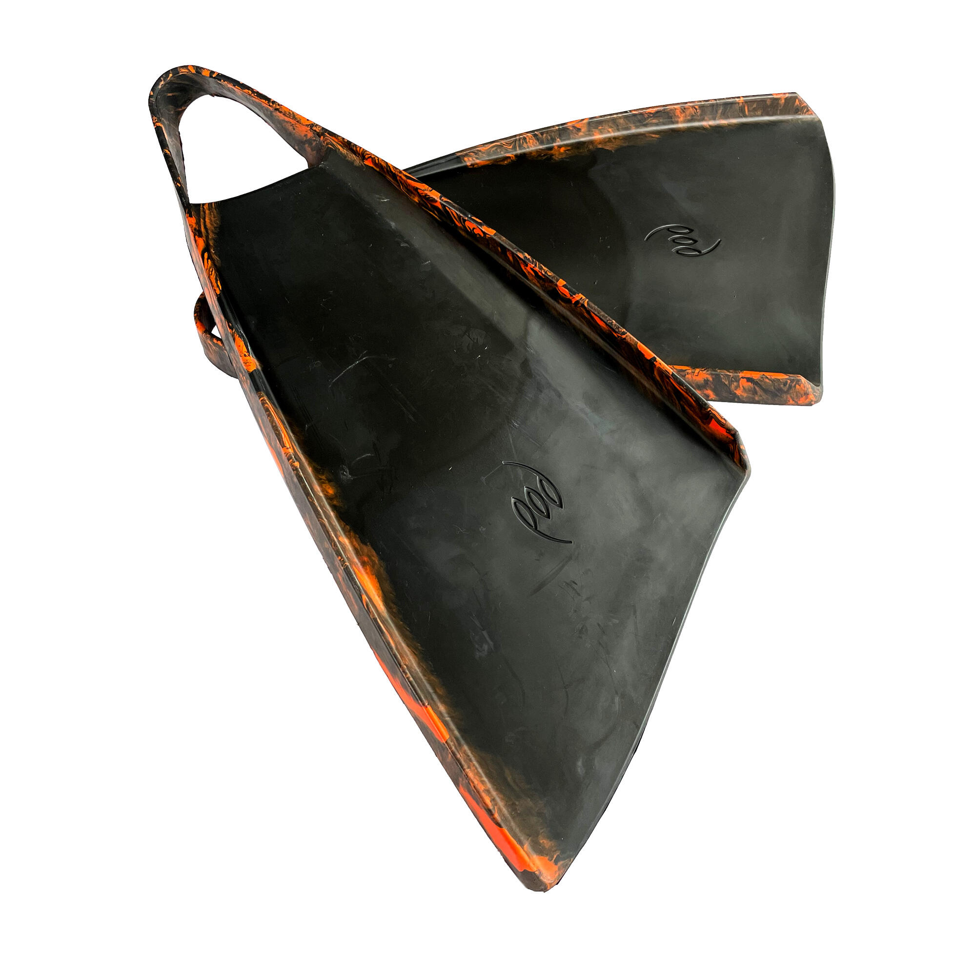 POD POD - PF3 EVO - Barbatanas de Bodyboard - Preto / Laranja