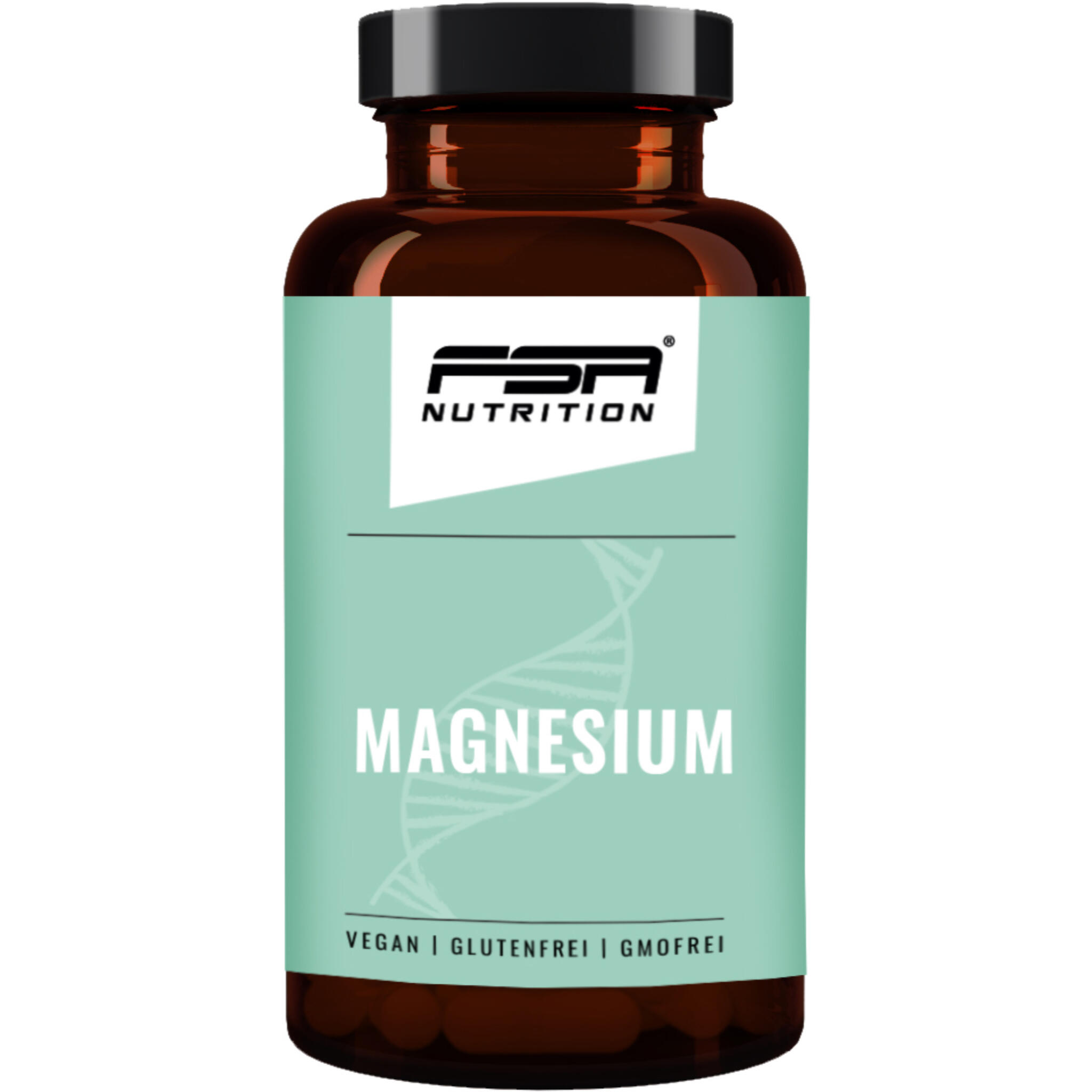 FSA NUTRITION Magnesium Kapseln im Glas mit hochwertigem Bisglycinat und Citrate Buffered