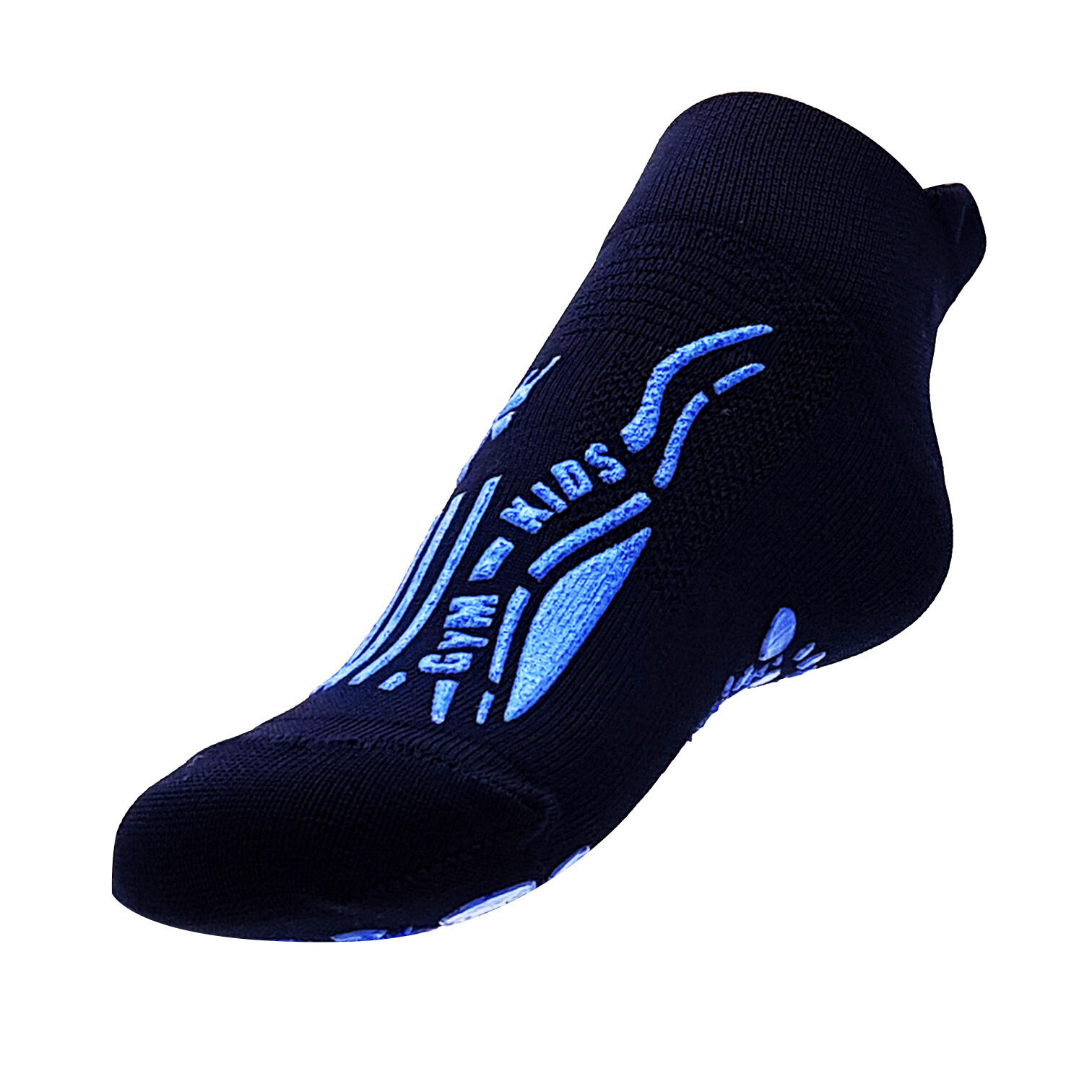 R-evenge - Chaussettes Gym Enfants Pour Maison L'École Antidérapantes Antibactérien Bleu - Chaussettes - Bleu - Taille Unique - Decathlon