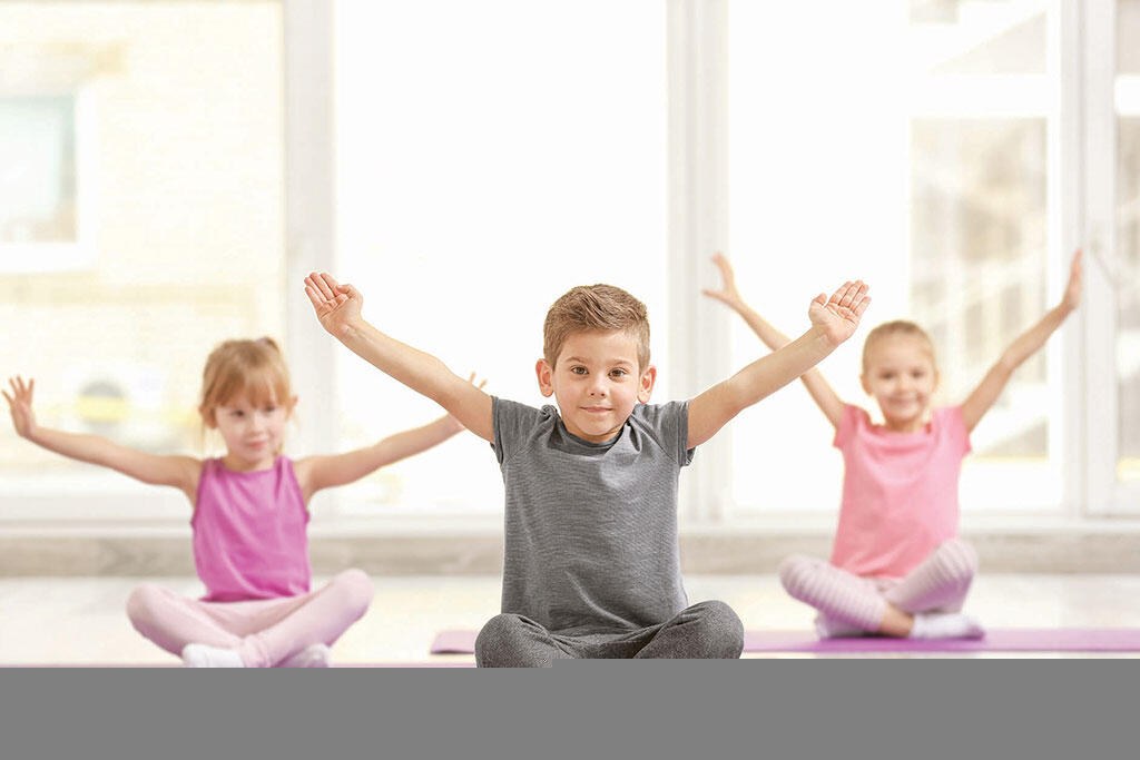 chaussettes gym enfants pour maison l'école antidérapantes antibactérien bleu 3/5