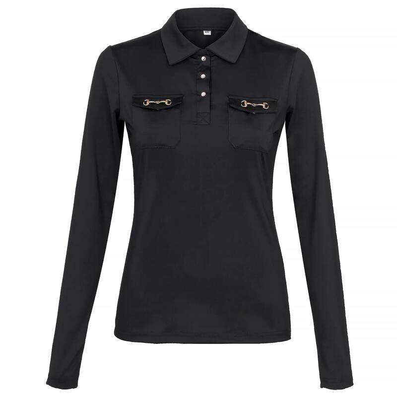 Tricou polo ecvestru pentru femei EQUESTRIAN QUEEN Sadie 24AW