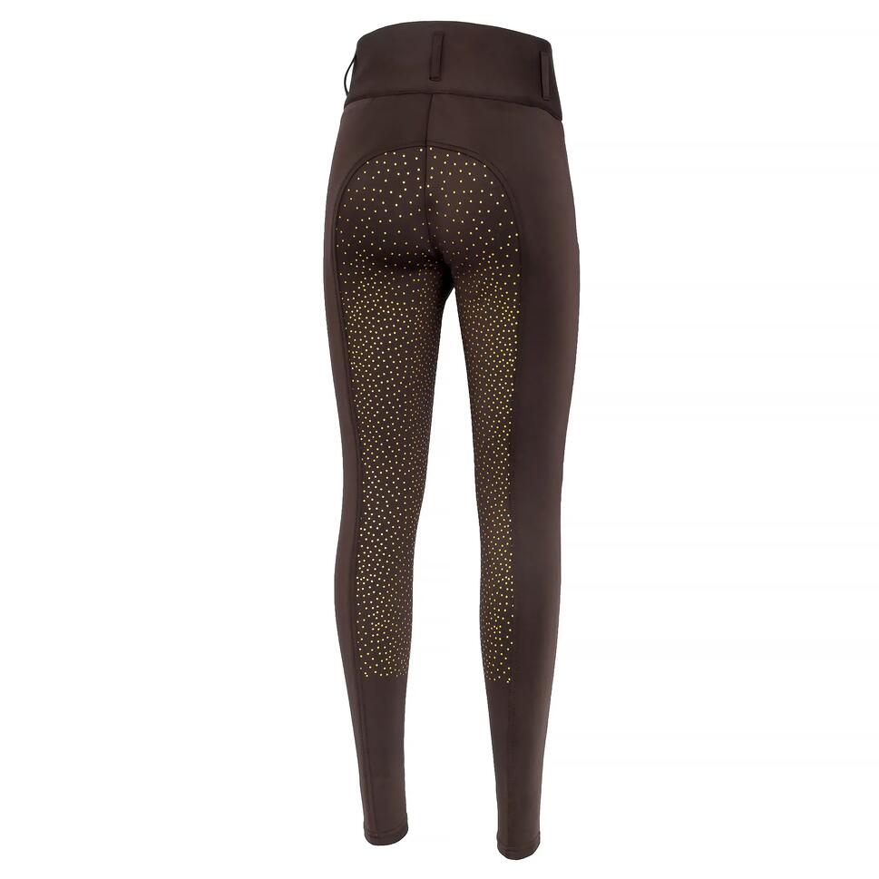 Legginsy jeździeckie damskie EQUESTRIAN QUEEN Southampton 24AW z pełnym lejem