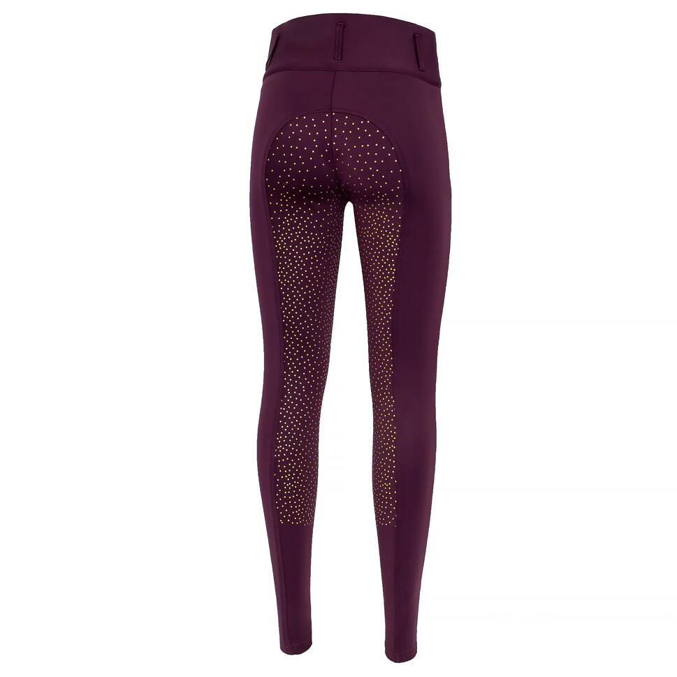 Legginsy jeździeckie damskie EQUESTRIAN QUEEN Southampton 24AW z pełnym lejem