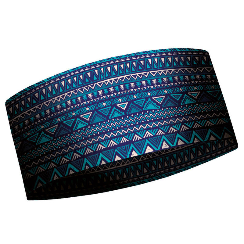 Cinta de Pelo Running Light Aztec Adulto Azul