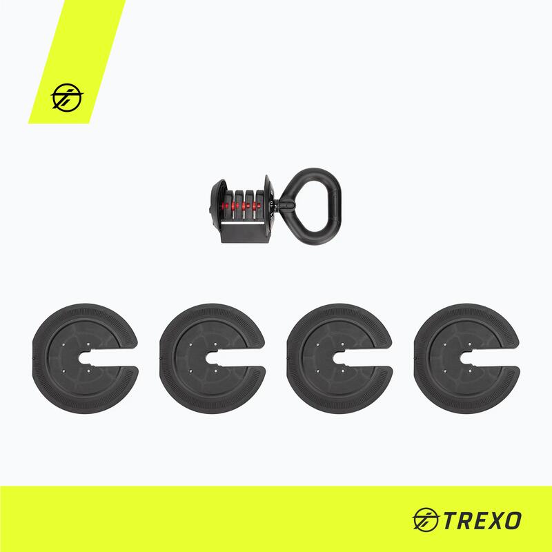 TREXO TXO-B4W004 kettlebell reglabil