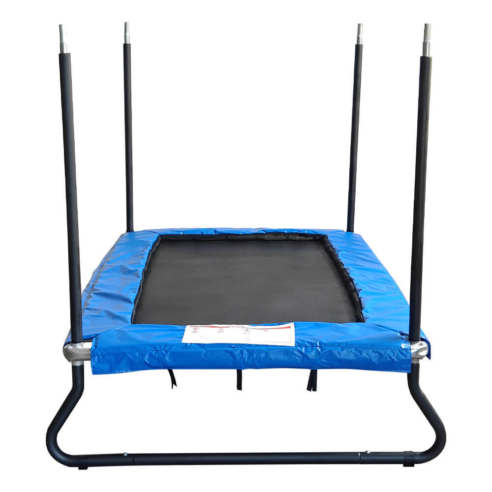 Trampolína pro děti s houpačkou a bezpečnostní sítí 3/5