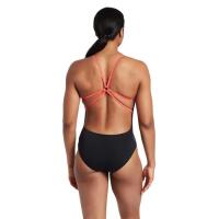 Costume da bagno Arena Abstract Tiles Light Drop Back - Rosso Team - Taglia 28 2/4