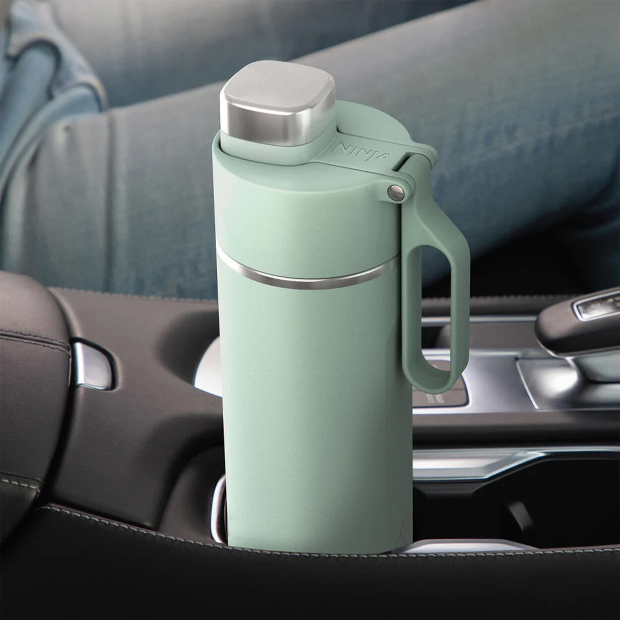 Ninja Thirsti Trinkflasche 700 ml-Mintgrün 7/7