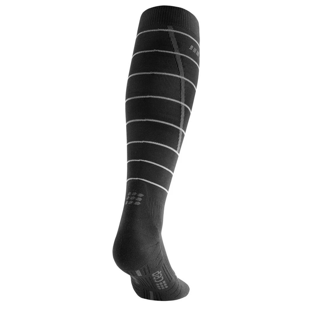 Skarpety kompresyjne damskie sportowe CEP Reflective wysokie 5/7