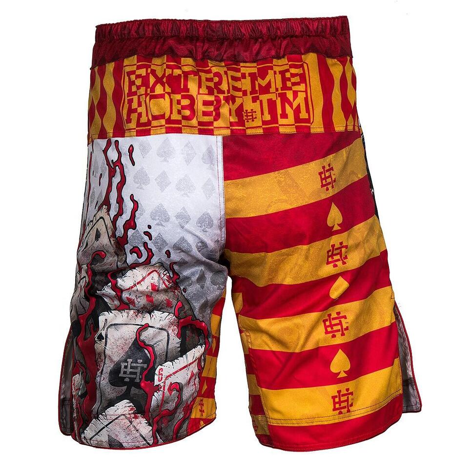 Spodenki do Grapplingu MMA BJJ K1 męskie EXTREME HOBBY KILLER CARDS 2