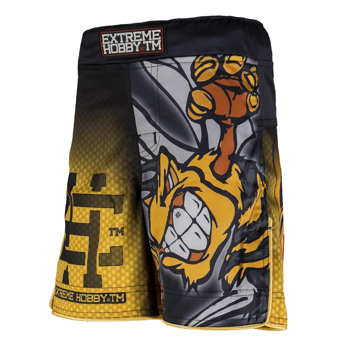 Spodenki do Grapplingu MMA BJJ K1 dziecięce EXTREME HOBBY ANGRY WASP