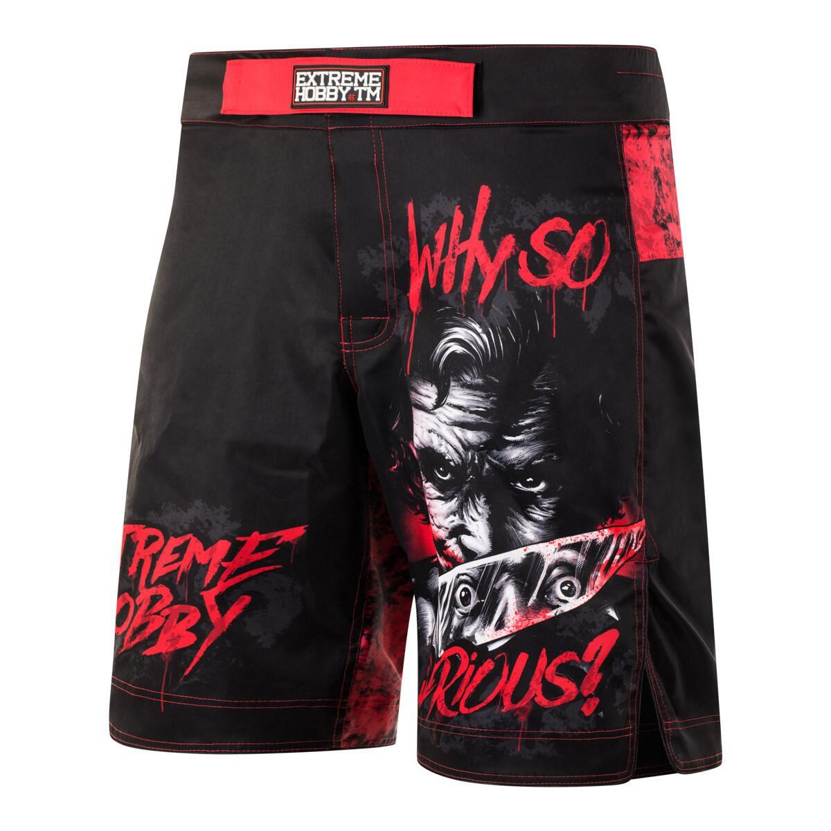 Calções de grappling para homem mma bjj k1 extreme hobby why so serious