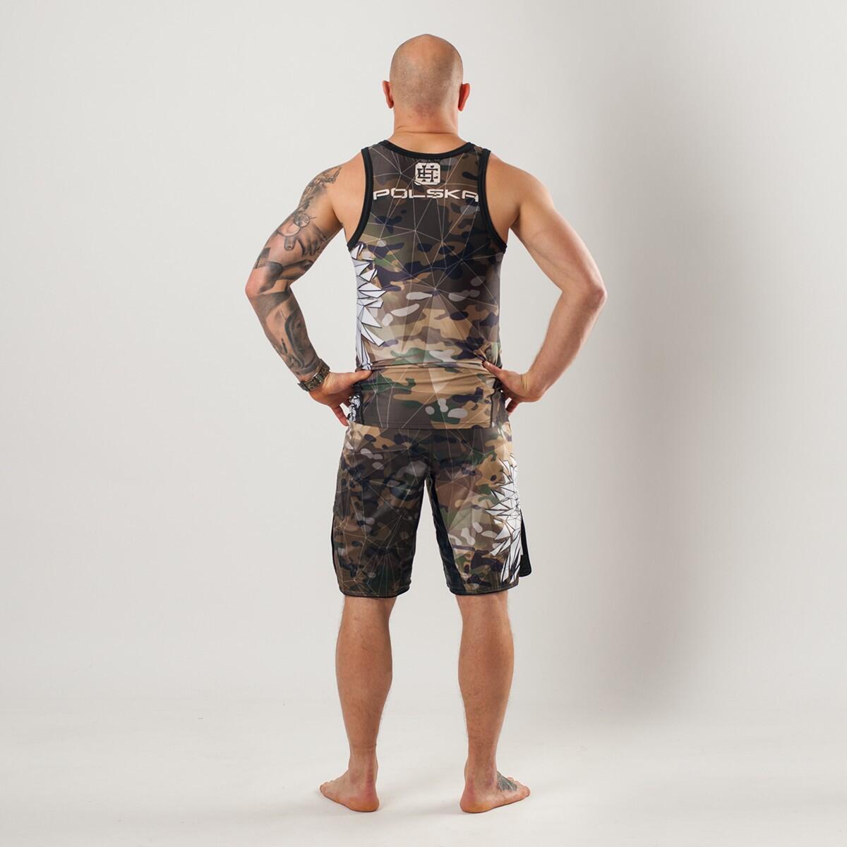 Grappling broek voor heren MMA BJJ K1 van EXTREME HOBBY POLSKA CAMO 4/7