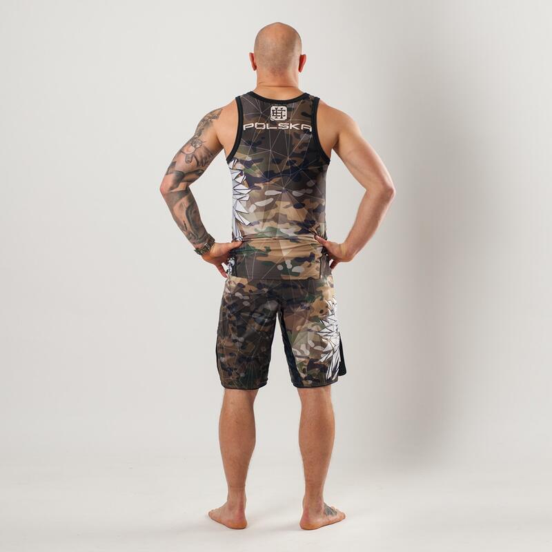 Shorts de grappling pour hommes MMA BJJ K1 EXTREME HOBBY POLSKA CAMO