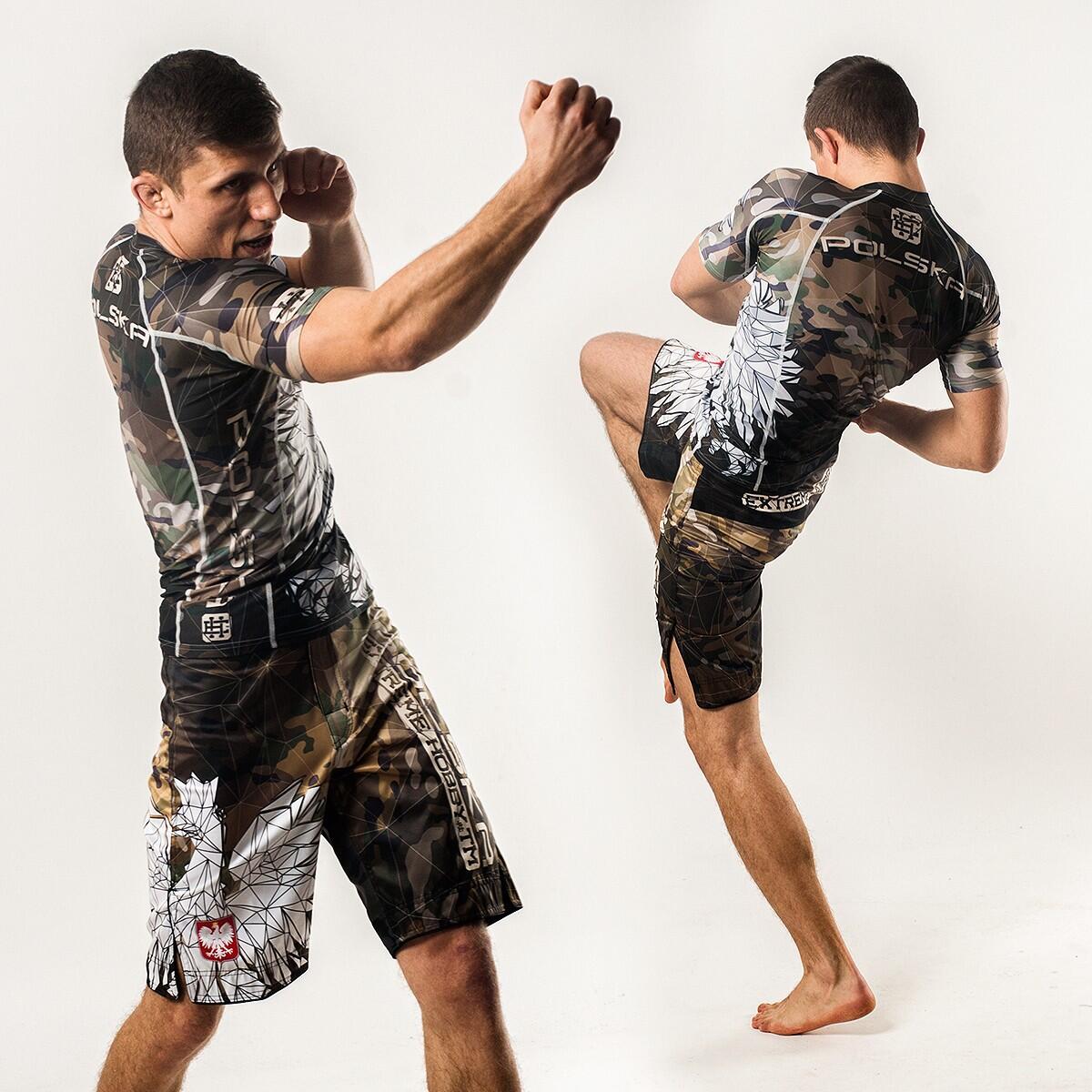 Grappling broek voor heren MMA BJJ K1 van EXTREME HOBBY POLSKA CAMO 5/7