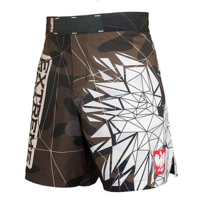 Sportshort voor heren – training en gym extreme hobby polska camo