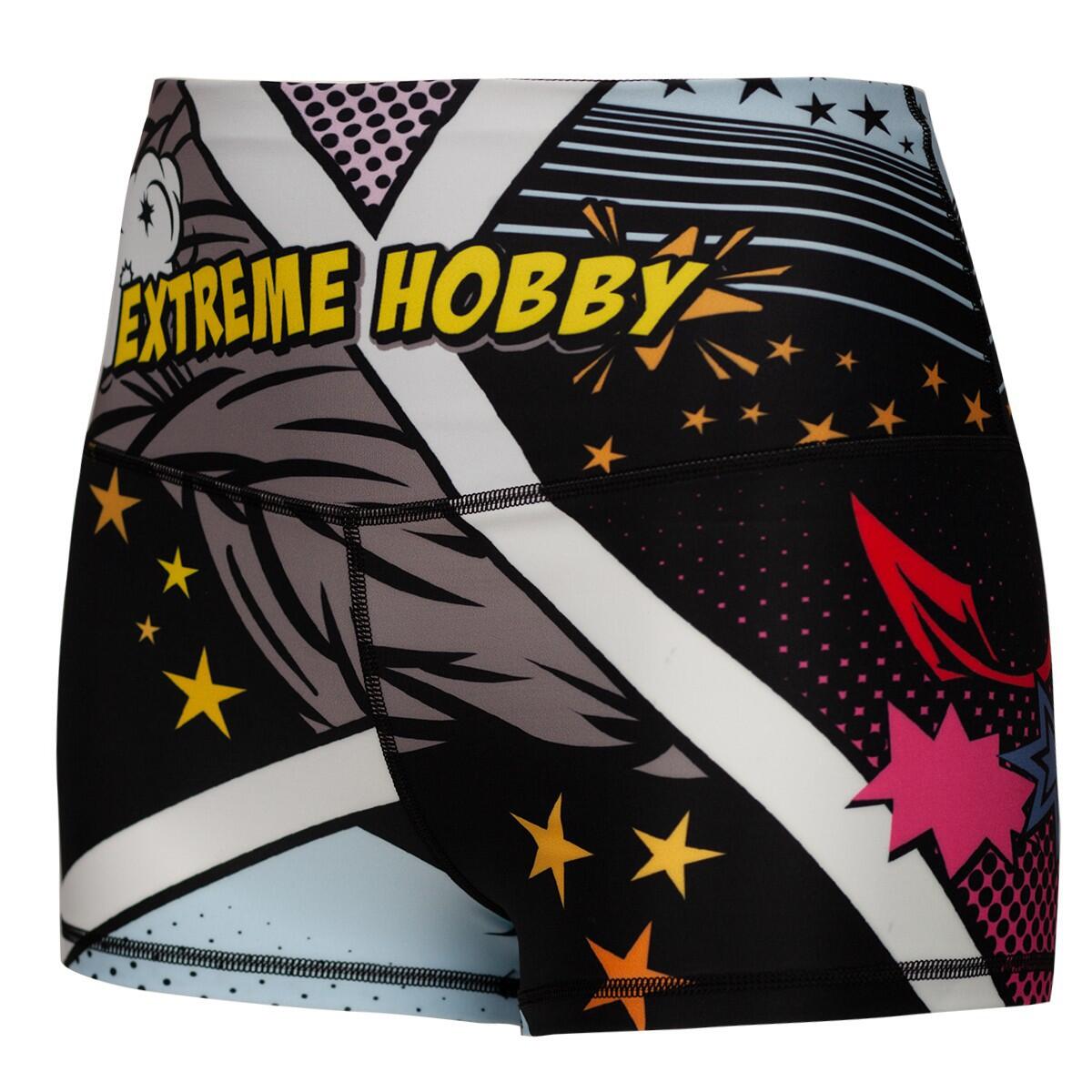 Spodenki sportowe damskie do jogi fitnessu EXTREME HOBBY COMICS
