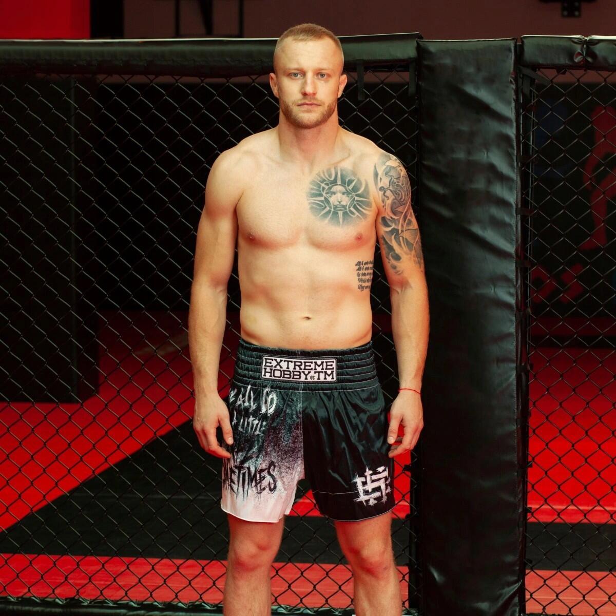 Shorts de Muay Thai pour hommes EXTREME HOBBY PSYCHO CLOWN 2/6