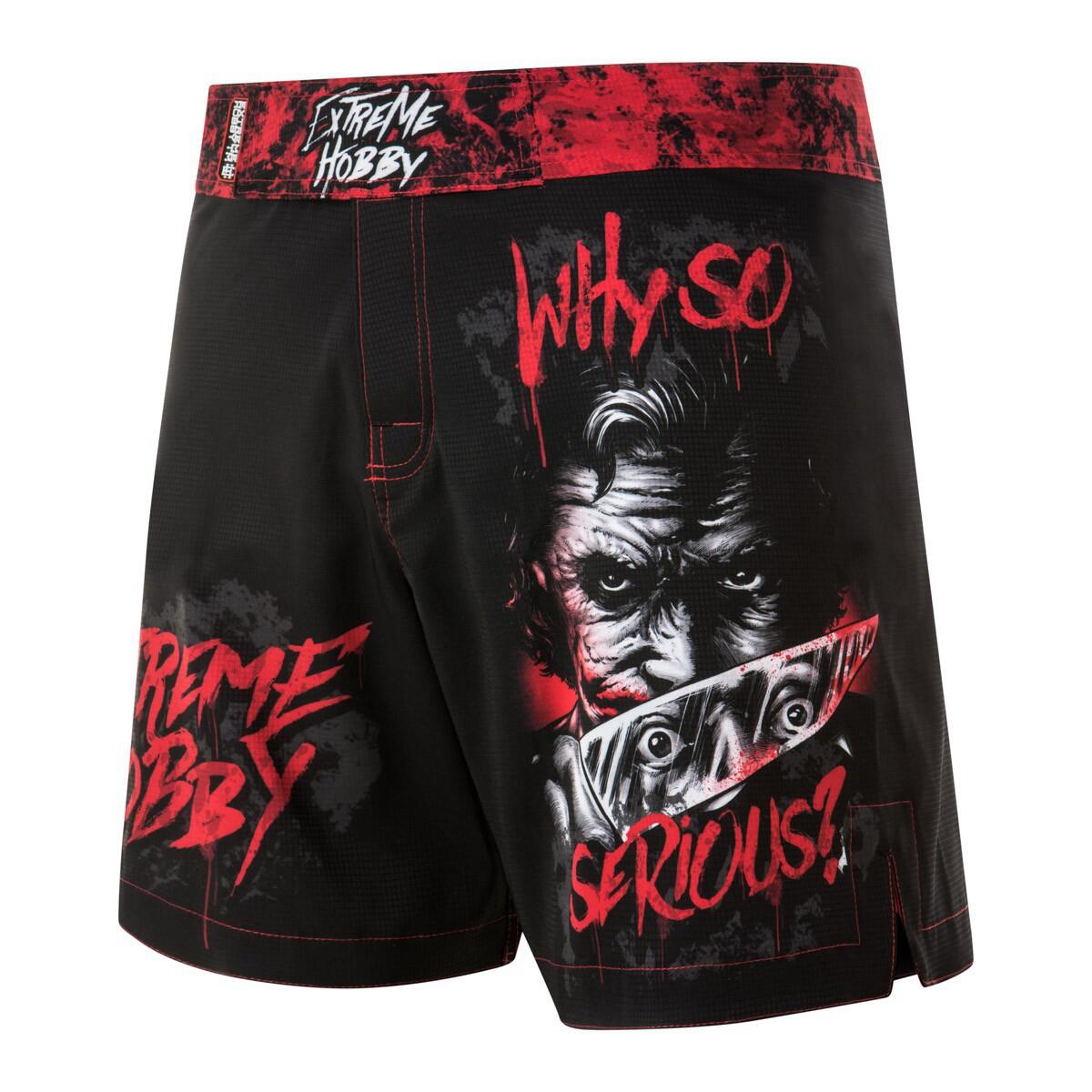 Extreme Hobby - Shorts De Sport Pour Hommes – Entraînement Et Salle Extreme Hobby Why So Serious - Short - Noir - S - Decathlon