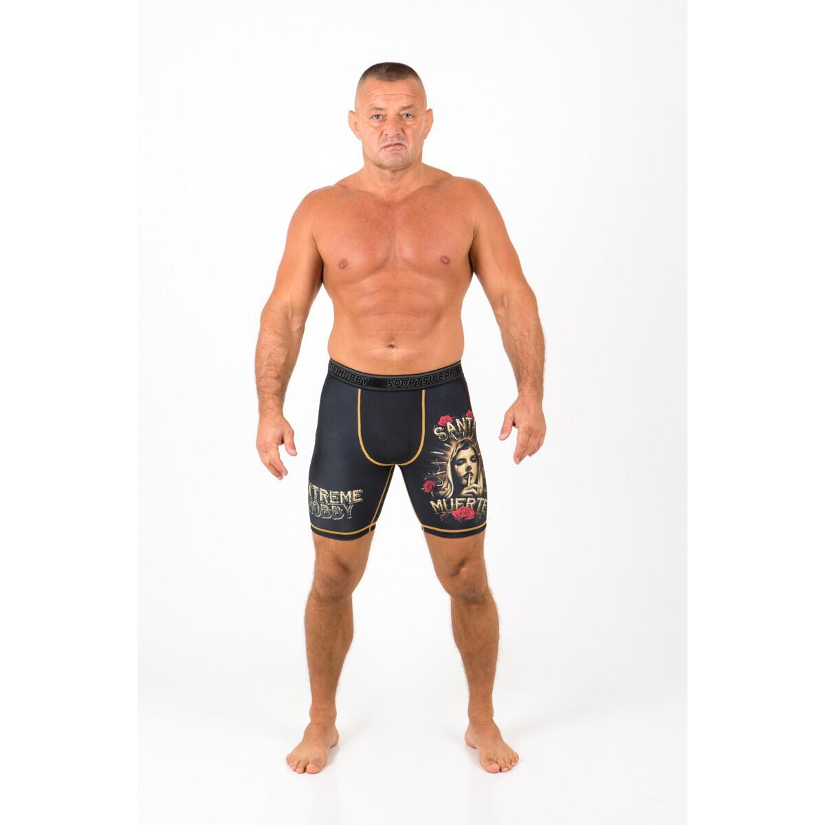 Shorts Vale Tudo MMA pour hommes EXTREME HOBBY SANTA MUERTE 4/7