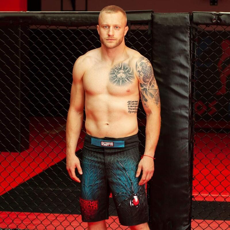 Shorts de grappling pour hommes MMA BJJ K1 EXTREME HOBBY WIDOW