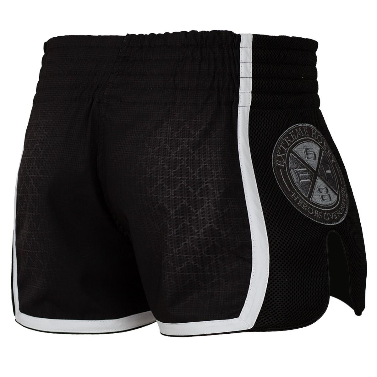 Muay Thai shorts voor heren EXTREME HOBBY BLACK ARMOUR 2/6