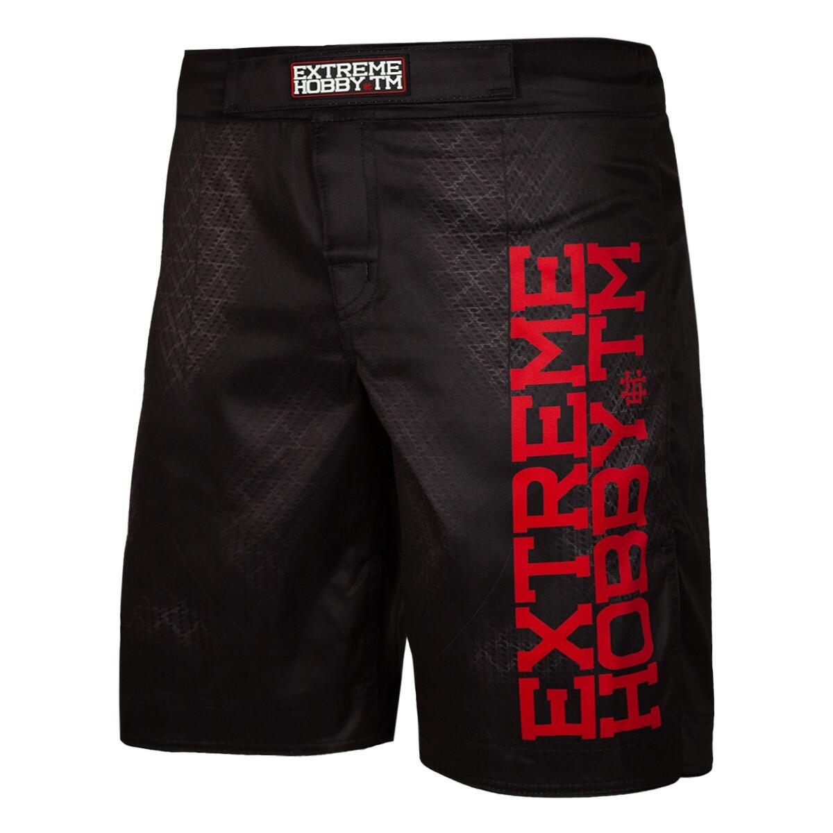 Spodenki do Grapplingu MMA BJJ K1 męskie EXTREME HOBBY BLACK ARMOUR