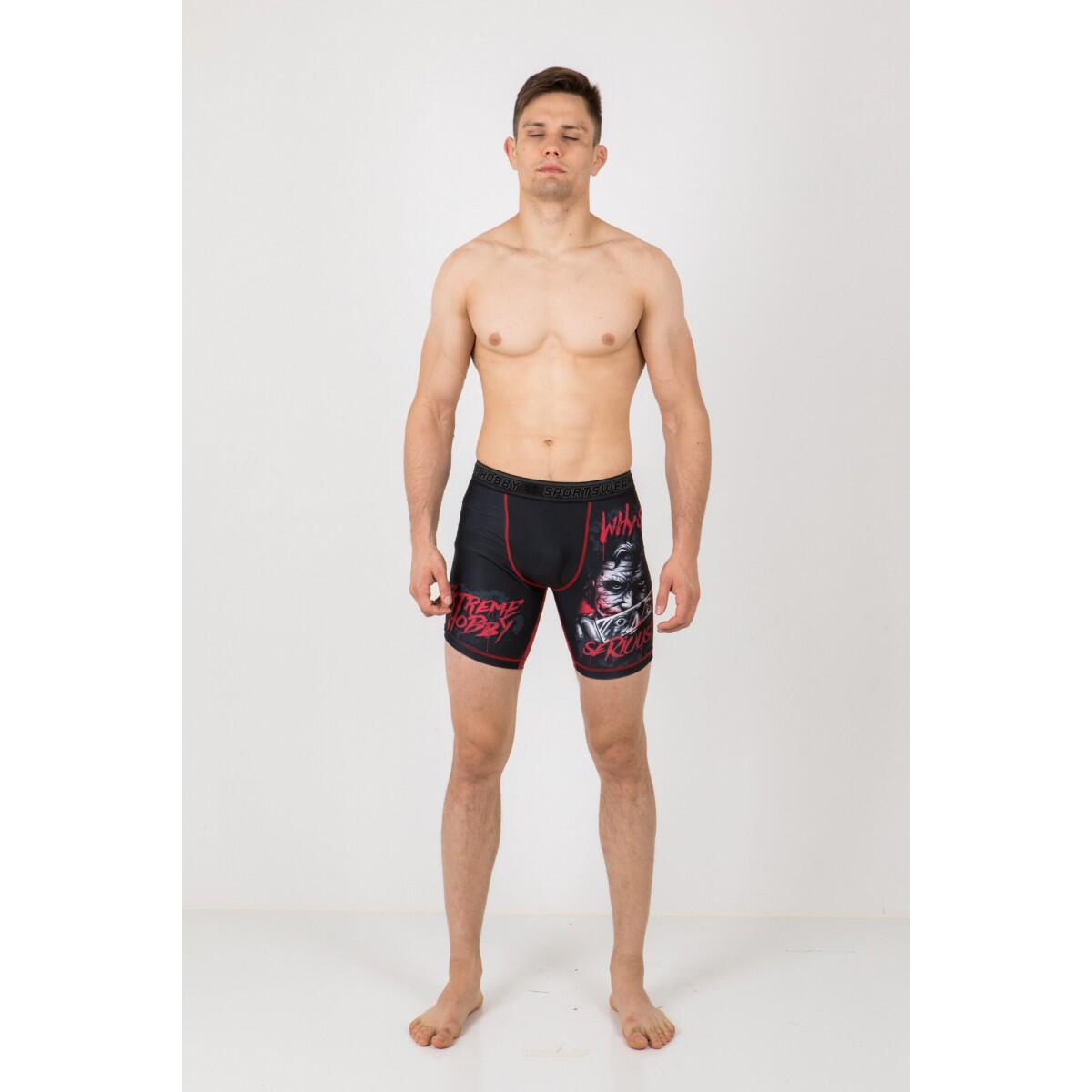 Shorts Vale Tudo MMA pour hommes EXTREME HOBBY WHY SO SERIOUS 5/6