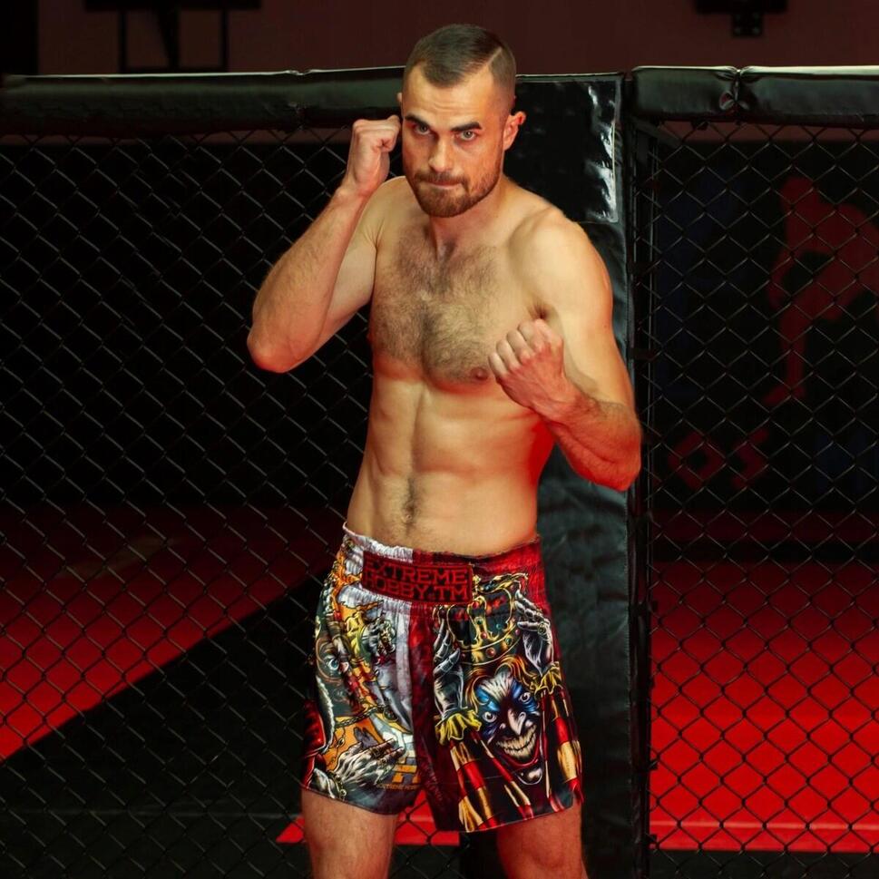 Spodenki Muay Thai męskie EXTREME HOBBY KILLER CARDS 2