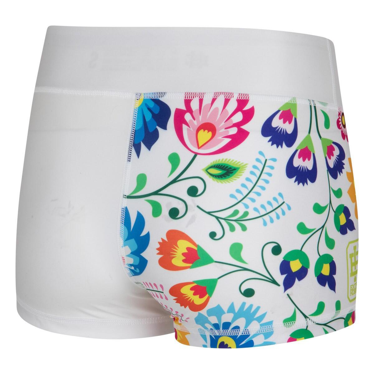 Pantaloncini donna yoga e fitness EXTREME HOBBY FOLK 2 2/7