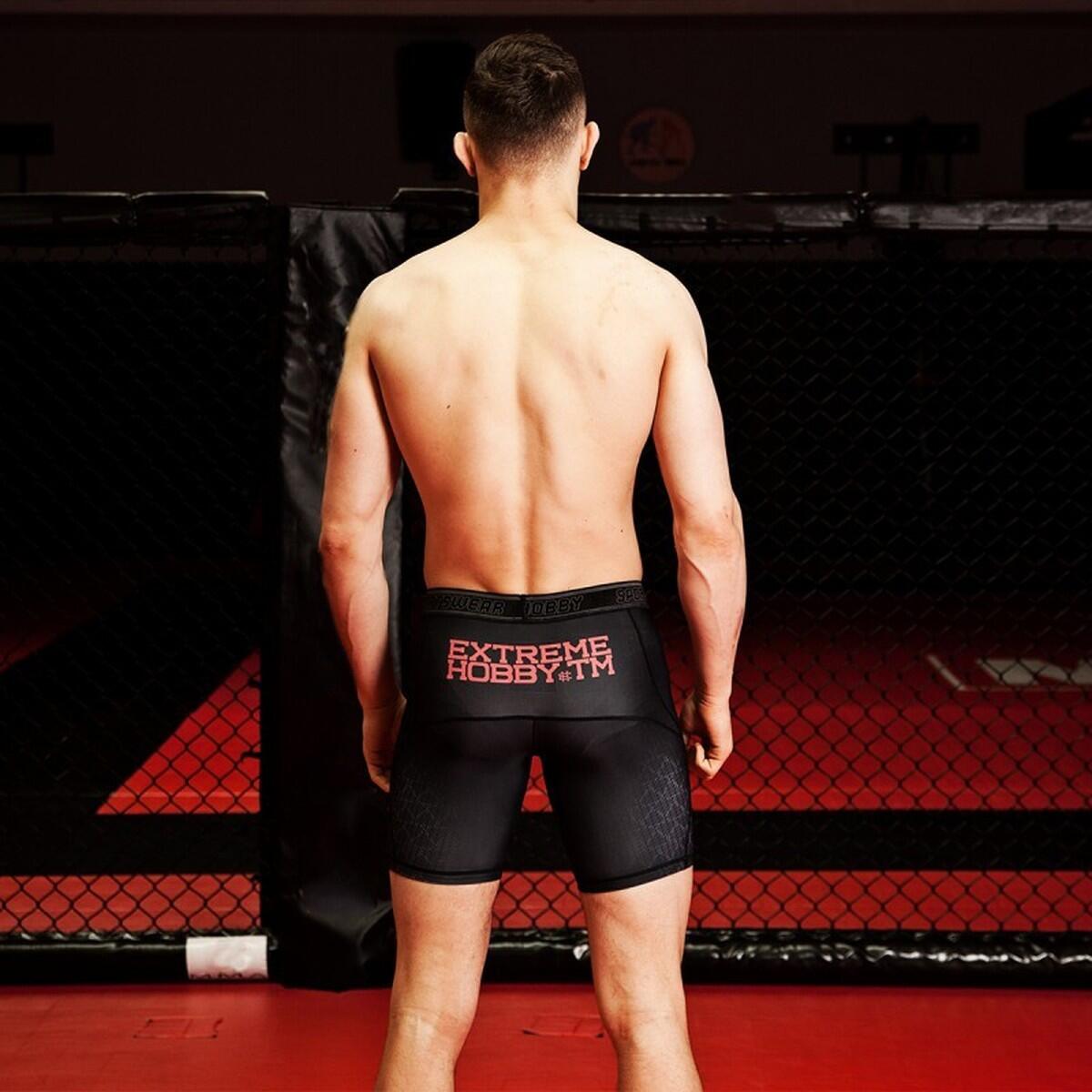 Vale Tudo shorts voor heren MMA EXTREME HOBBY BLACK ARMOUR 4/7