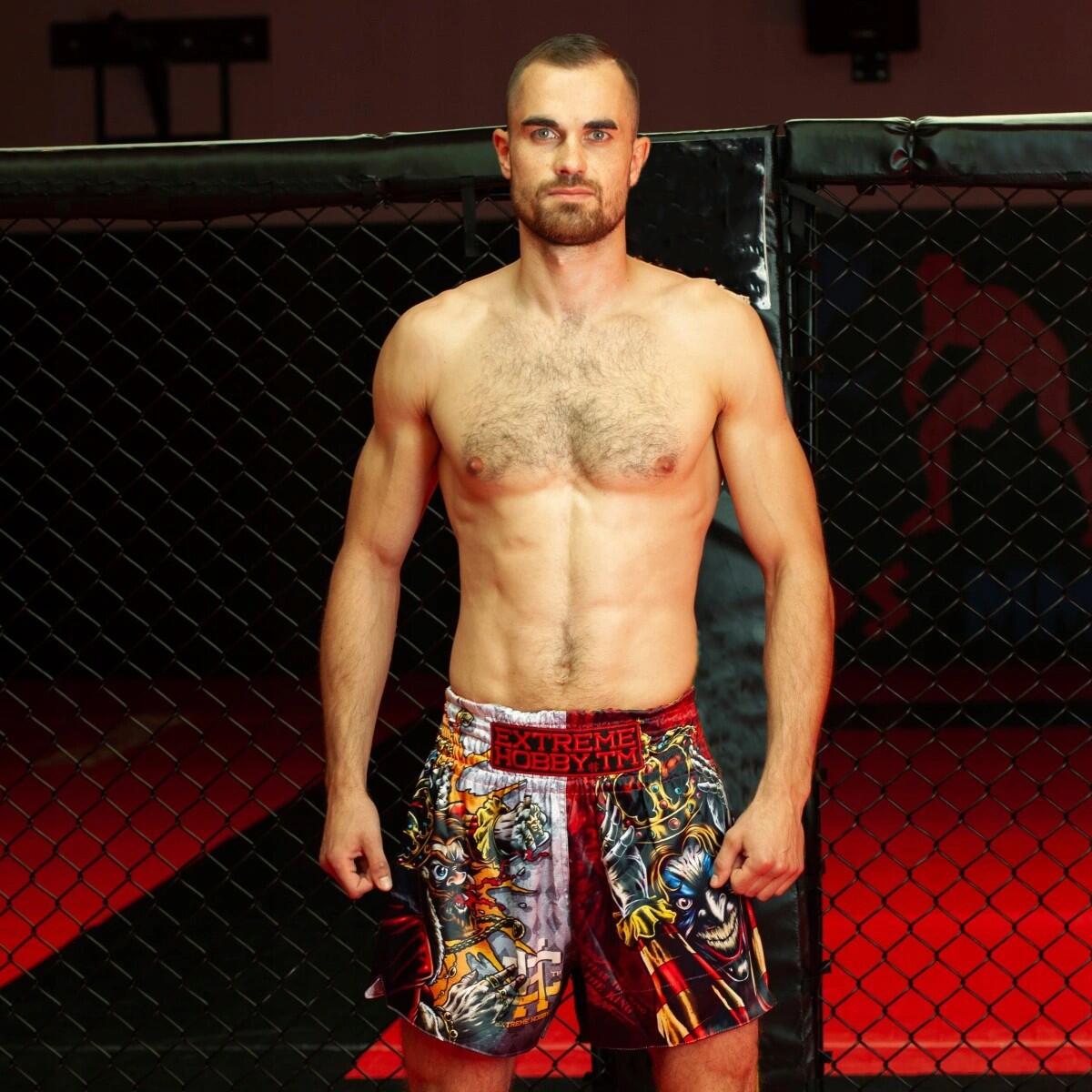 Muay Thai shorts voor heren EXTREME HOBBY KILLER CARDS 3/7