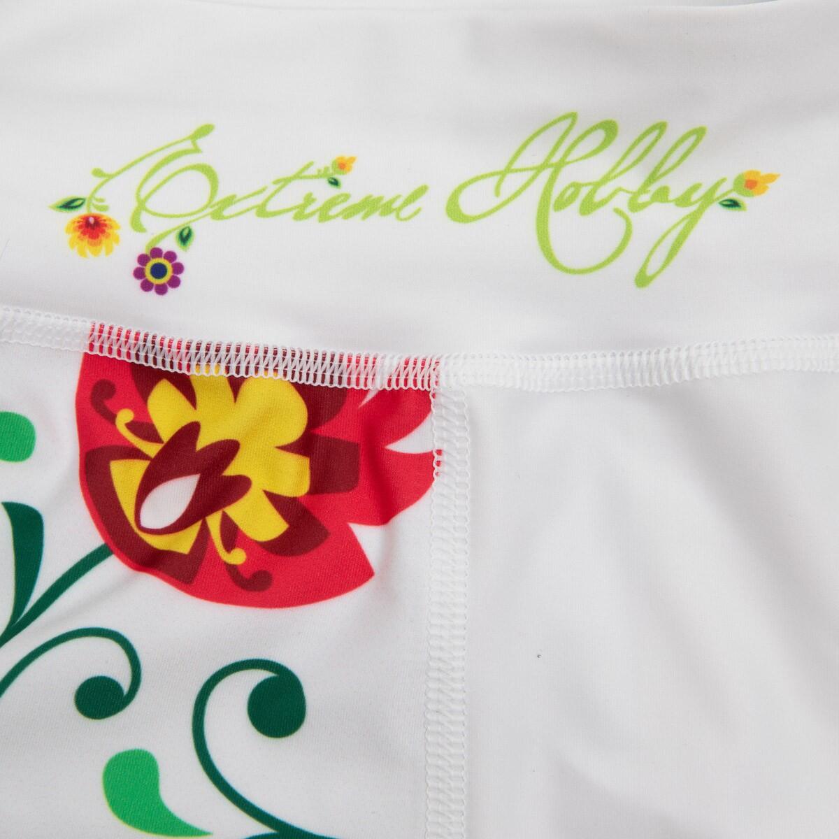 Pantaloncini donna yoga e fitness EXTREME HOBBY FOLK 2 4/7