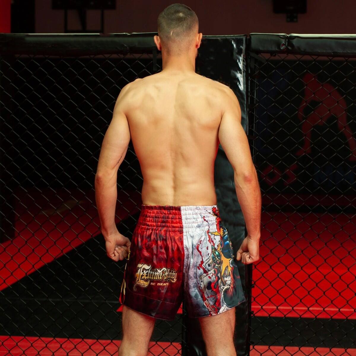 Muay Thai shorts voor heren EXTREME HOBBY KILLER CARDS 4/7