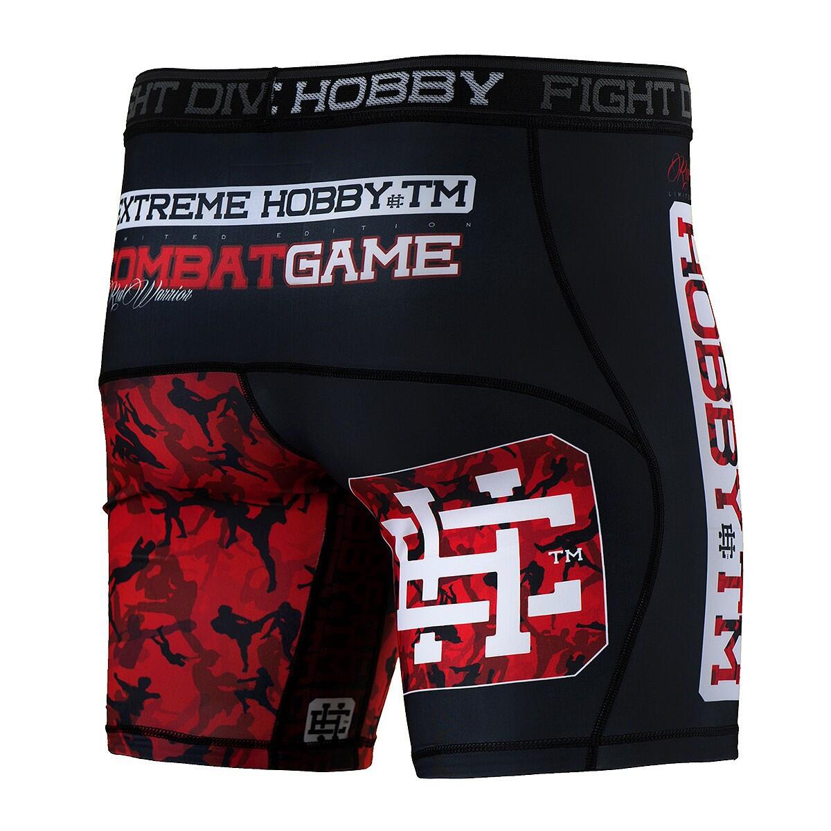 Shorts Vale Tudo MMA pour hommes EXTREME HOBBY RED WARRIOR 2/5