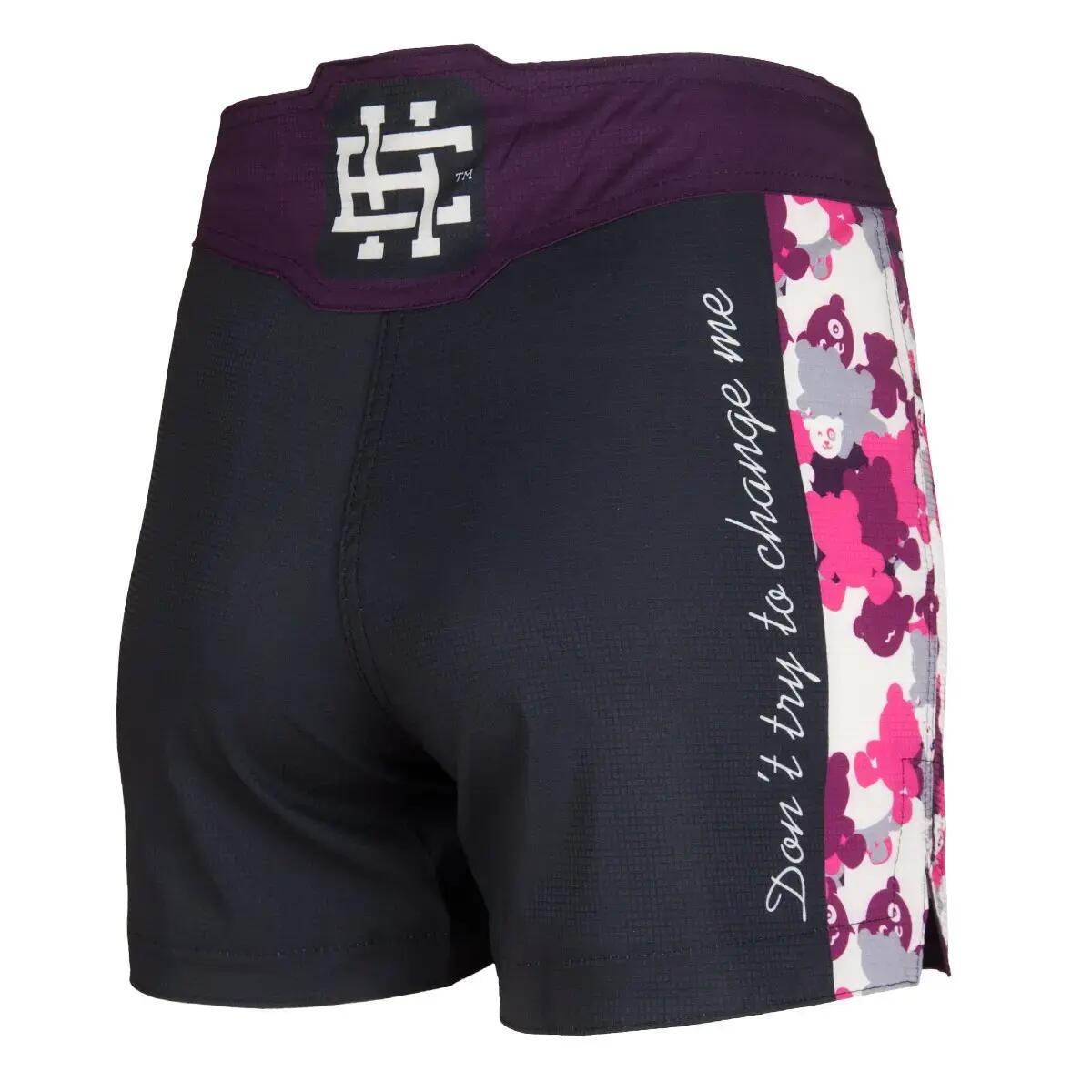 Pantaloncini sportivi da donna per palestra EXTREME HOBBY PINK TEDDY BEAR 2/7