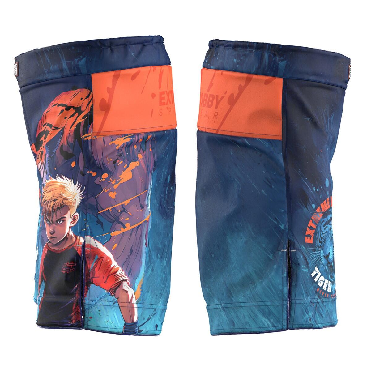 Grapplingshort voor kinderen MMA BJJ K1 EXTREME HOBBY TIGER 3/5