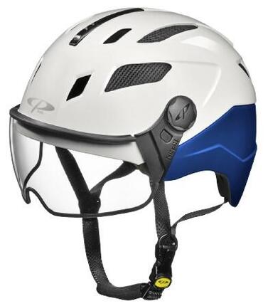 CP CHIMAYO+ URBAN Fahrradhelm mit Visier (clear) magic maritime blue Unisex