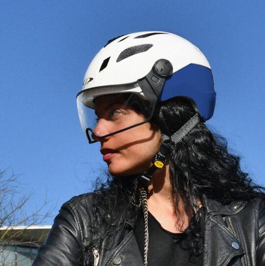 CP CHIMAYO+ URBAN Fahrradhelm mit Visier (clear) magic maritime blue Unisex 2/2
