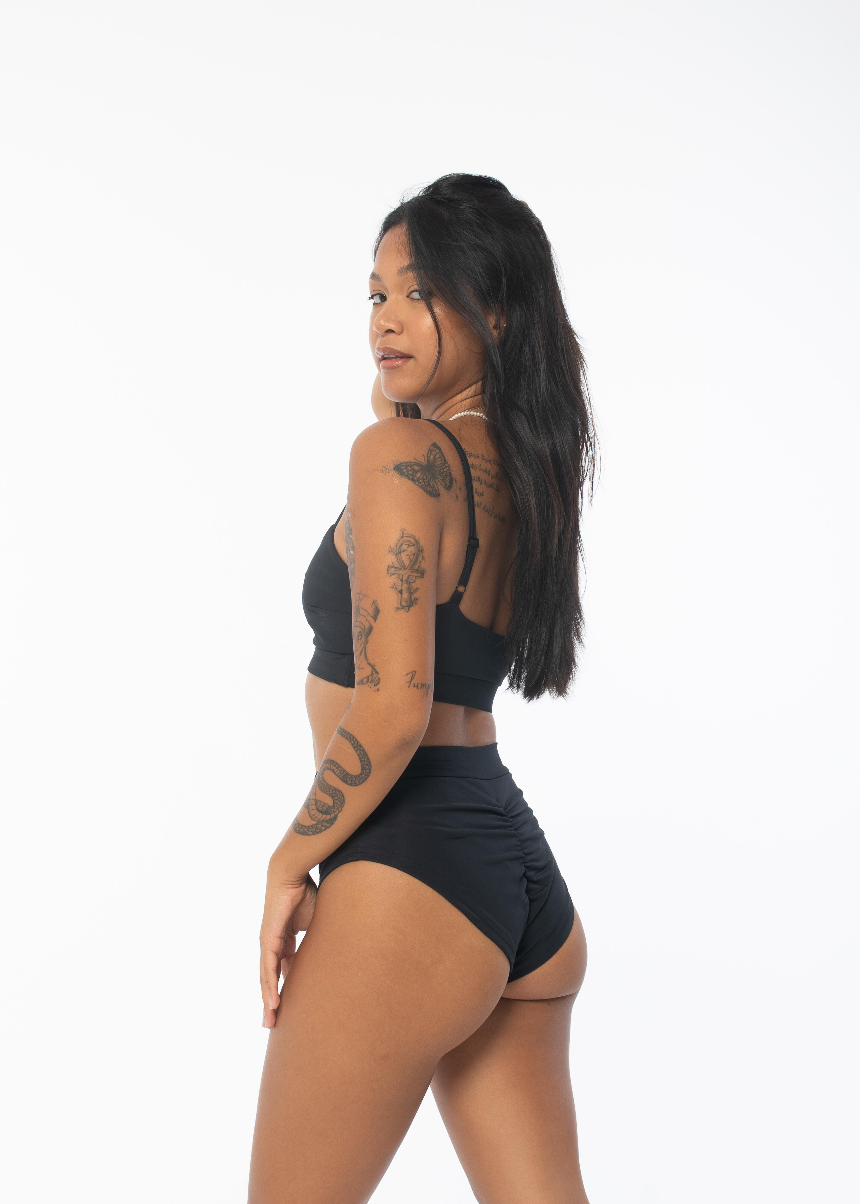 Spodenki do pole dance twerk Rev Activ Eclipse z wysokim stanem 2/3