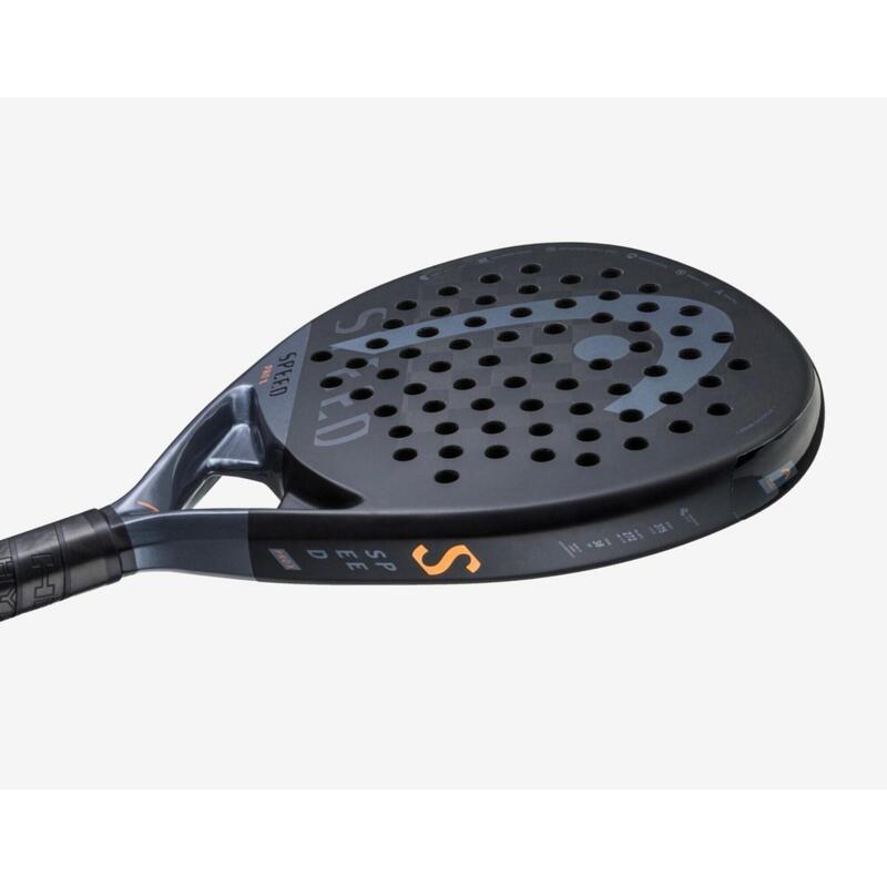 Pala Pádel Head Speed Pro X 2023 Negra y Gris Oscuro Ligera- 221043