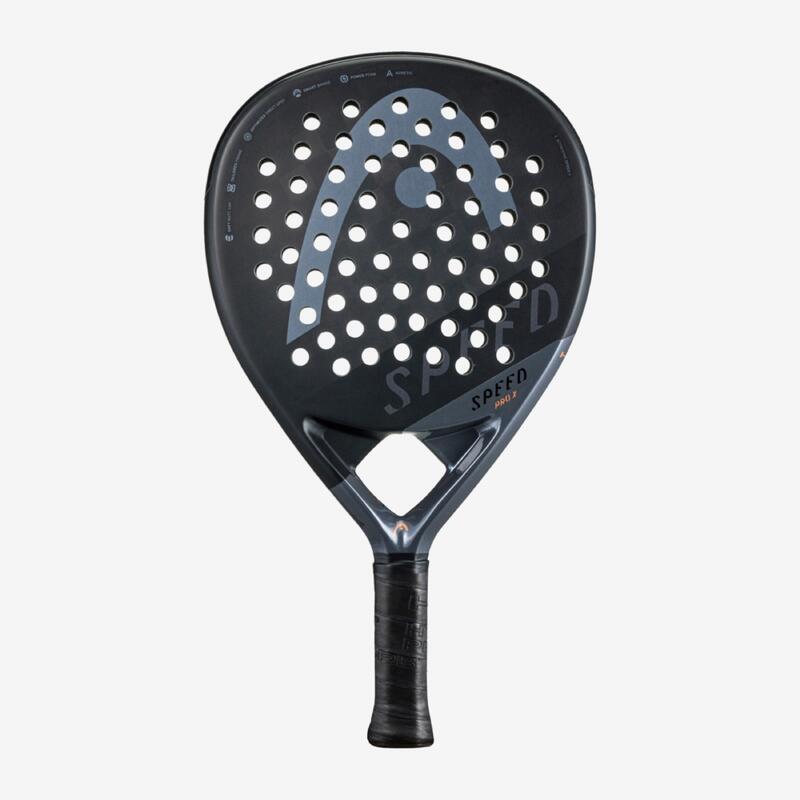 Pala Pádel Head Speed Pro X 2023 Negra y Gris Oscuro Ligera- 221043