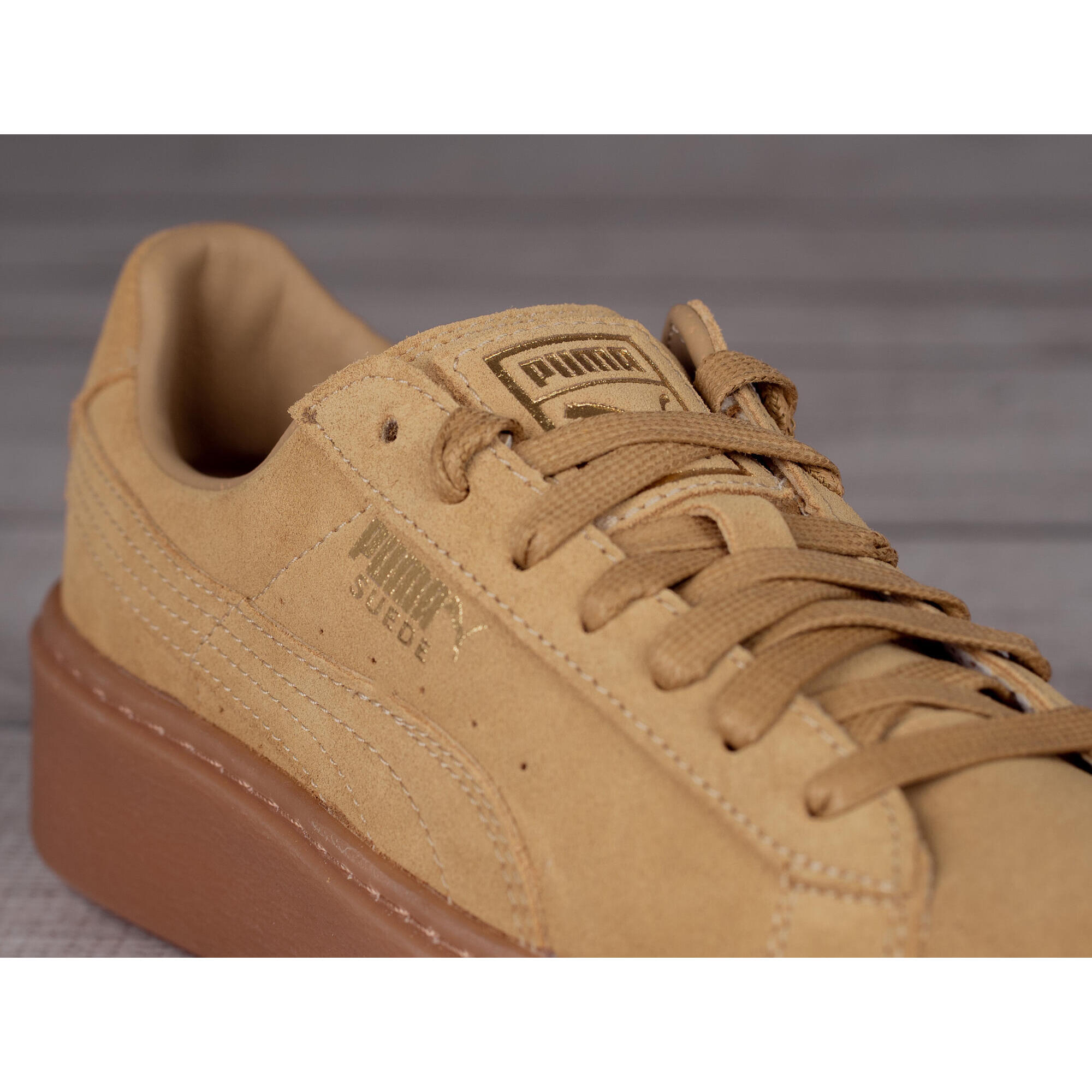PUMA☆SUEDE PLATFORM Buty Puma Suede Platform SNK JR Dark Purple (36390603