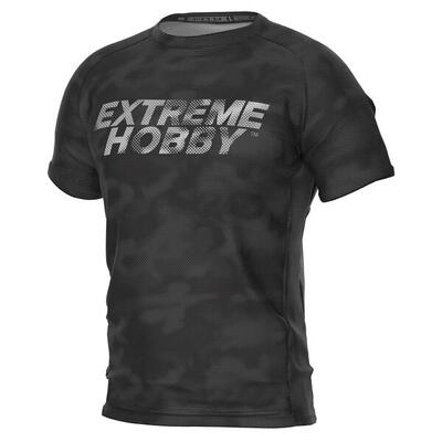 Technisch sportshirt voor heren extreme hobby dotted