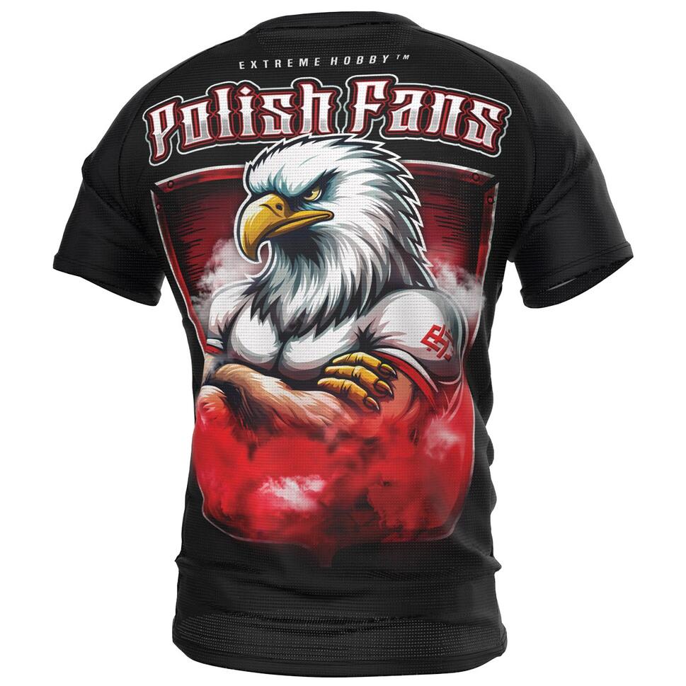 Koszulka Techniczna Sportowa Męska EXTREME HOBBY POLISH FANS