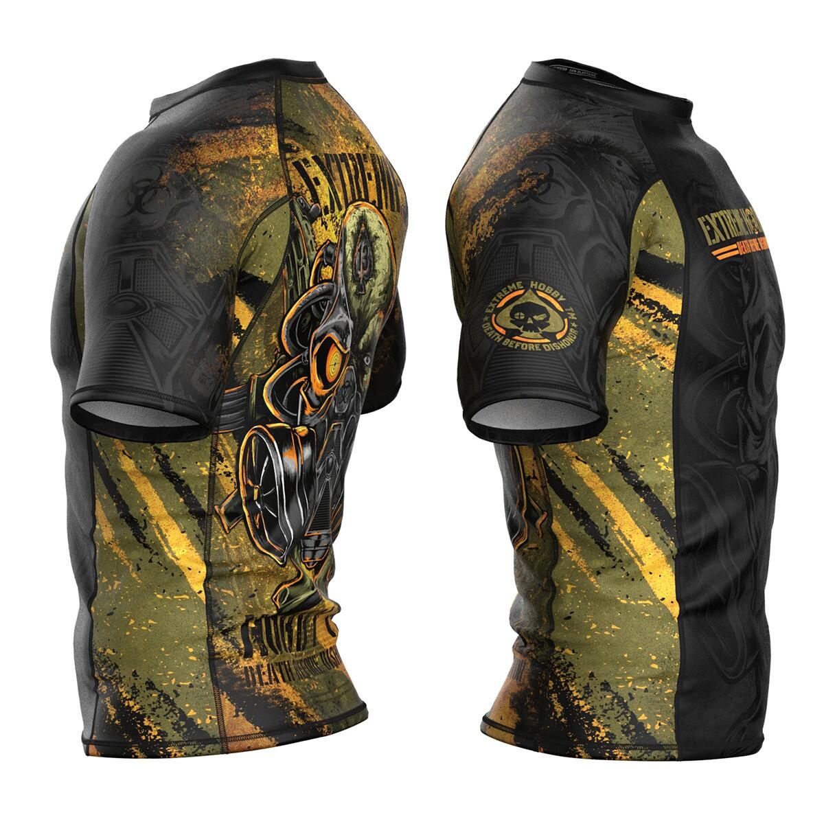 Rashguard da uomo a maniche corte MMA EXTREME HOBBY DBD 3/4