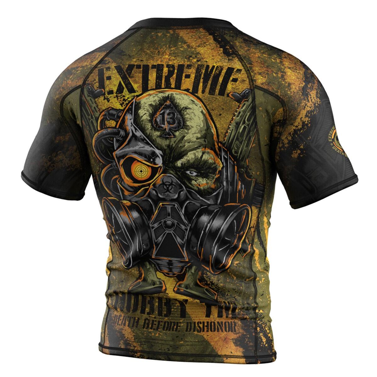 Rashguard da uomo a maniche corte MMA EXTREME HOBBY DBD 2/4