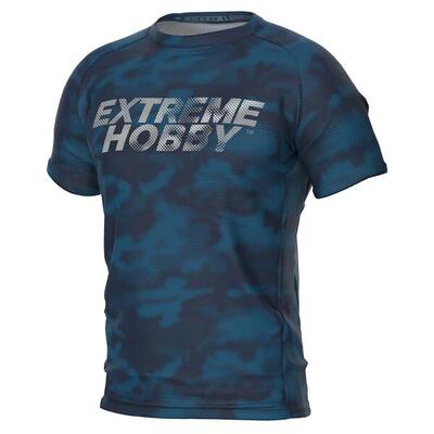 Technisch sportshirt voor heren extreme hobby dotted
